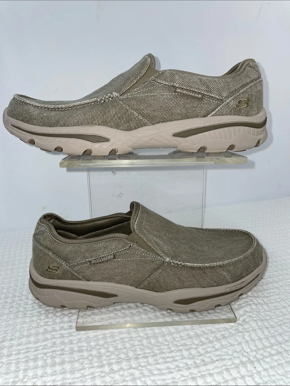 SKECHERS RELAXED FIT CRESTON MOSECO SLIP ON SHOES FTL-07-103